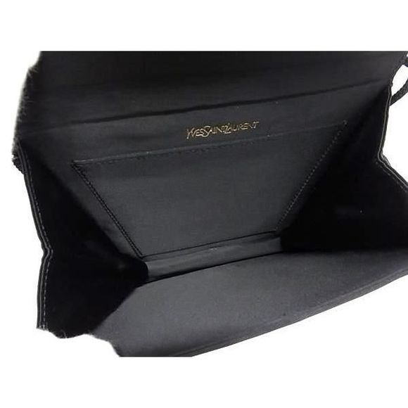 Yvessaint Laurent Yves Saint Laurent Vintage Velour Crossbody - Picture 7 of 9